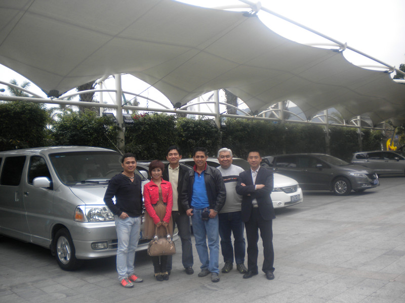 菲律賓膜結(jié)構(gòu)考察團見證